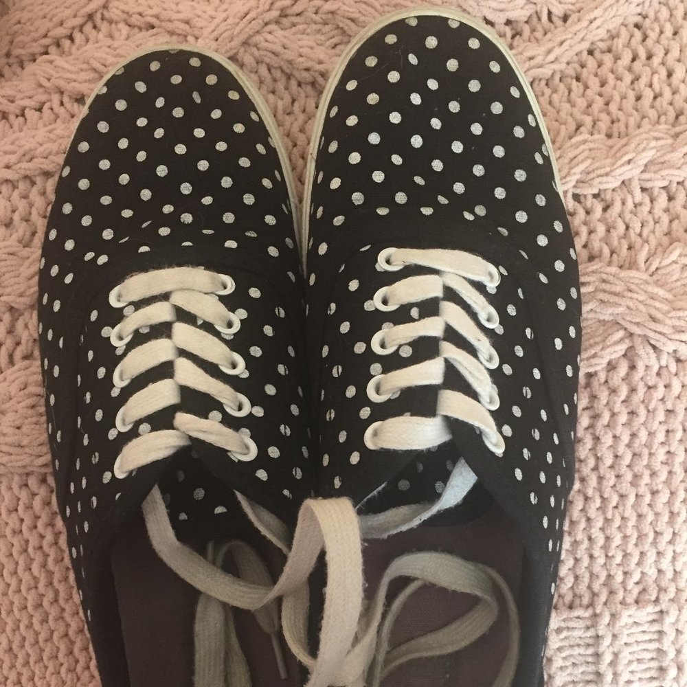 Size 9 Mossimo Supply Company Polka Dot Sneakers